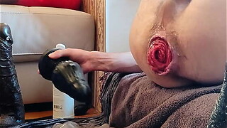 Pluging and pumping my Booty outdoor