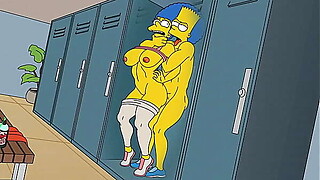 Anal Bitch Housewife Marge Receives Screwed In The A-hole In The Gymnastics And At Abode During the time that Her Spouse Is At Play / The Simpsons / Parody / Manga / Cartoons