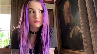 Goth Boyish man Squirts on Step Brother'_s Dick - Valerica Steele - Kin Therapy - Alex Adams