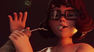 MILF Velma 3D Oral-service - Uncensored Manga