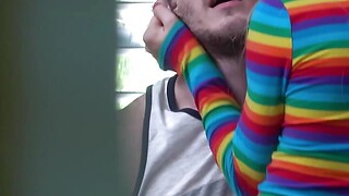 Father Catches Diminutive Young boy Getting Pounded by Her Step-brother - Kenzie Reeves