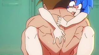 Lewd virgin receives screwed in the gymnastics locker by a ambitious cocked bodybuilder - Uncensored Toon