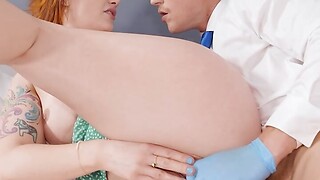BRAZZERS - Nasty Siri Dahl Got A Lengthy String Of Anal Plaps Stuck In Her Booty &amp; Visits The Physician To Remove Em