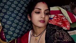 Indian pretty young lady vertical sex relation with her servant abaft husband in midnight
