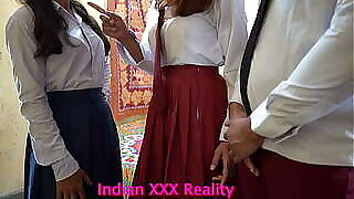 Indian Best-Ever 2 Girlfriend Fuck by 1 Boyfriend, With Bright Hindi Voice