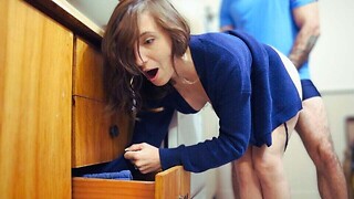 Stepmom acquires stuck ....AGAIN (YES!!) Stepson helps