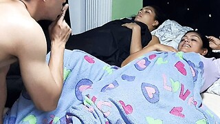 I fuck the doxy my stepmom during the time that my stepsister is in the room