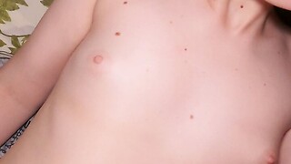 Lovable Eighteen Year Late Miniature Tit Step Sister Drilled POV